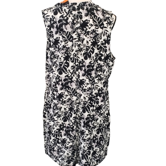 Briggs Floral Palm Linen Dress NEW - Picture 7 of 7